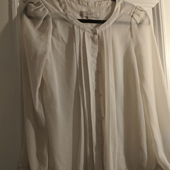 Loft creme blouse - Picture 3 of 3